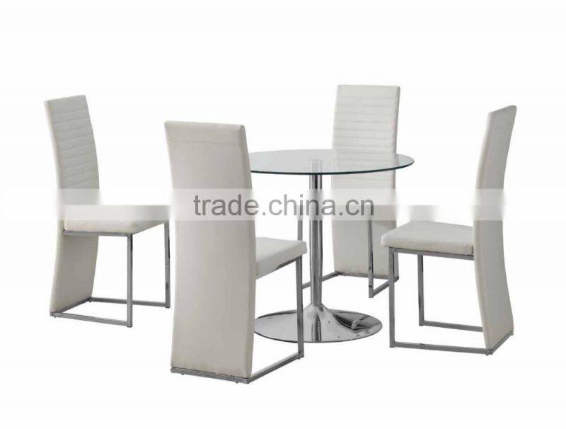 Round Luxury Dining Table and chairs set