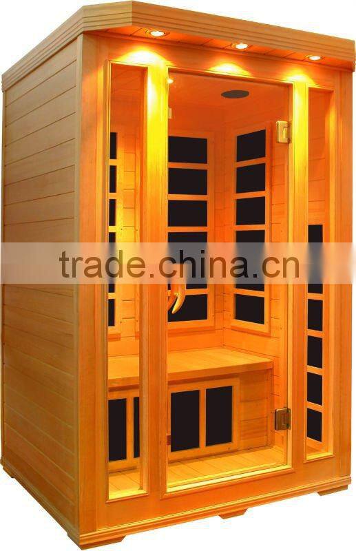 Easy install type sauna room 2 person use infrared dome sauna