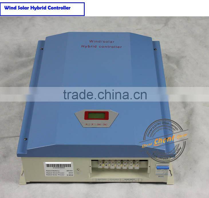 Perfect Protection 1KW High Frequency 24V Dc To Ac Home Use Wind Solar Hybrid Controller With LCD Display