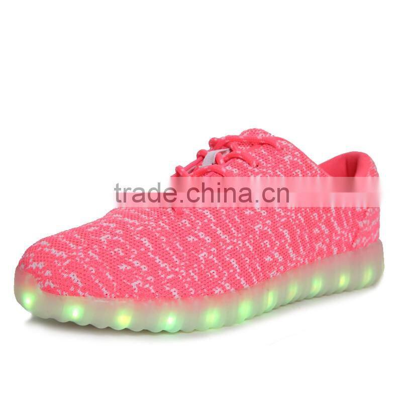 Hot selling led ADULT light shoes with USB charge led light up sport shoes CASUAL SHOES