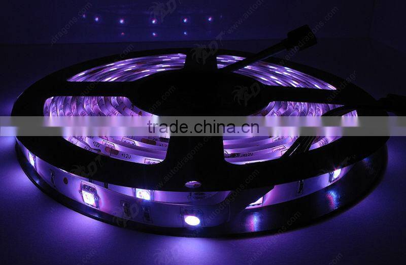 5050 SMD LED 3chips Cuttable DC 12V Waterproof STRIP Ribbon Flexible light Under