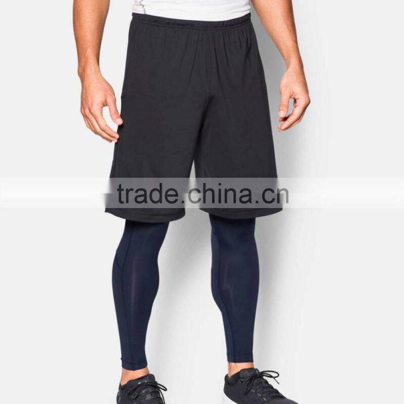 Wholesale Gym wear men's compression base layer sports leggings compression wear for men