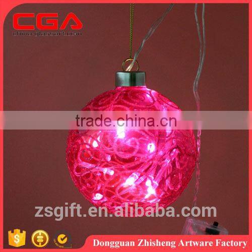 christmas light ornaments baubles christmas decorations with LED light