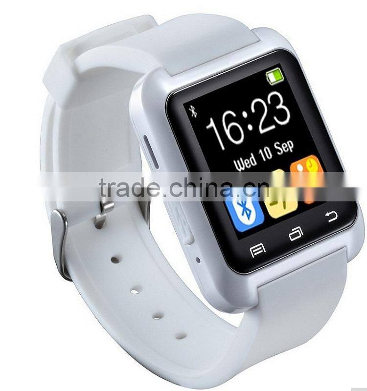 New arrival Touch Screen China Smart Watch Phone Hot wholesale with Pedometer Waterproof Bluetooth U80