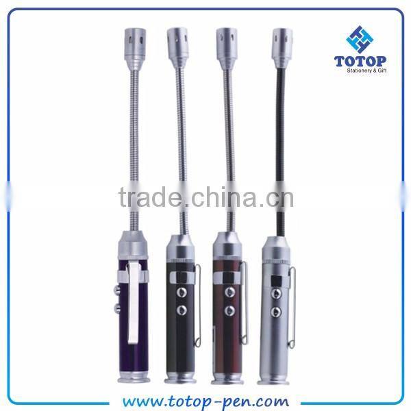 New design laser glitter cutting metal ball pen