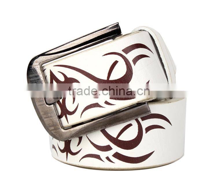 2015 new style men 100% genuine leather belt