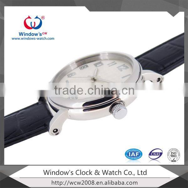 Japan movt quartz watch water resistant stainless steel watch case back