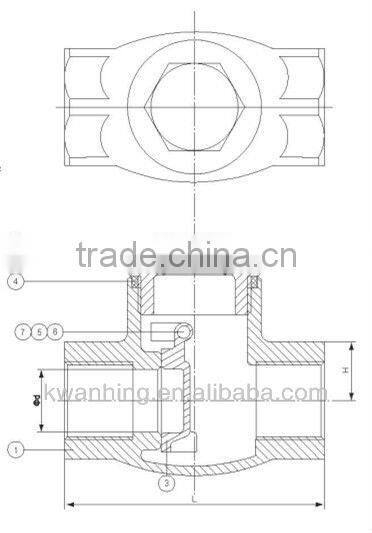 Stainless Steel Check Valve (200W.O.G Screwed End)