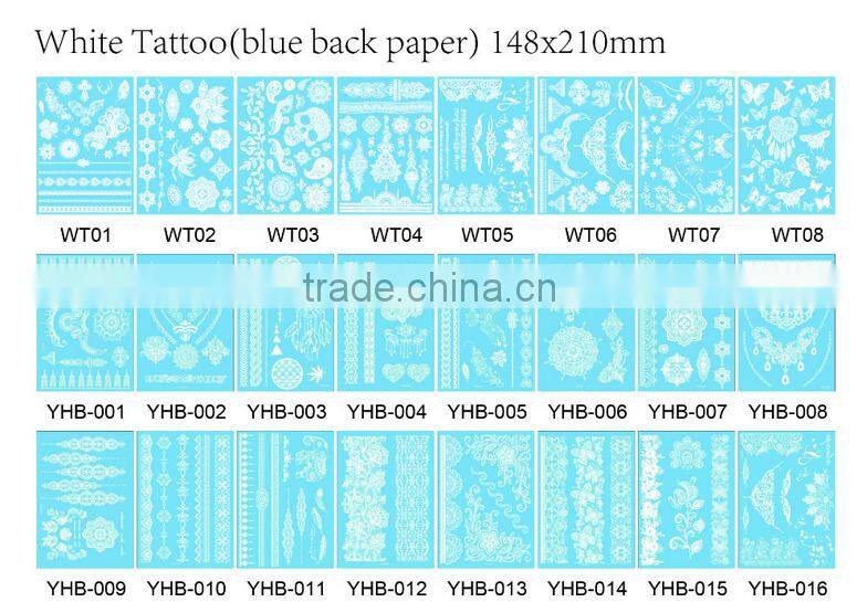 Wholesale temporary henna Tattoo Sticker off for Hand