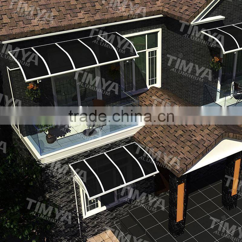 High grade aluminium awning, rain protect canopy /balcony sun shades