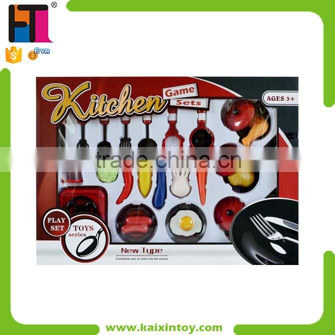 Newest Plastic Simulation Kitchen Game Toy For Kids
