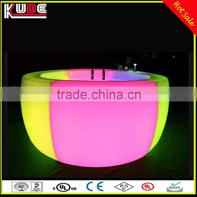 Commercial Furniture Style Modern illuminated LED Bar Counter Curve Light Bar For Club Party