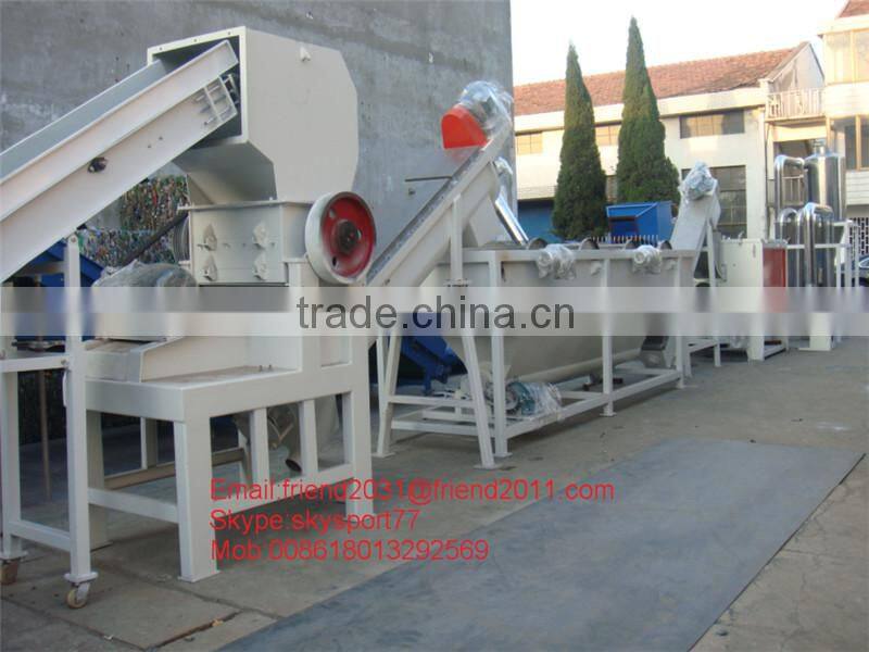 Plastic recycling machine