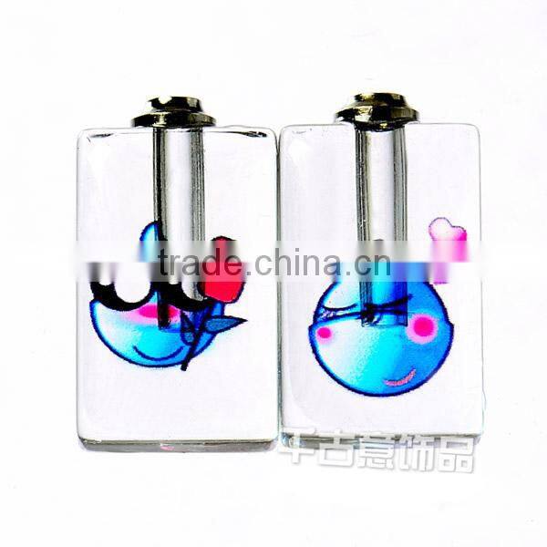 Morden cute animal picture crystal pendant for perfume,baby hair or carved rice