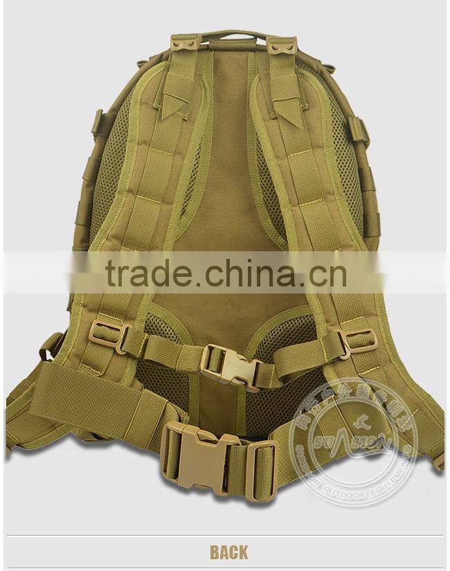 1000D Cordura or Nylon fabric Tactical Backpack ISO/SGS