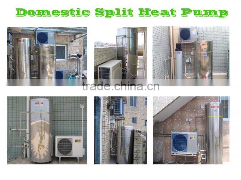 Guangzhou 150L I phone style fashion tank split style air to water heat pump