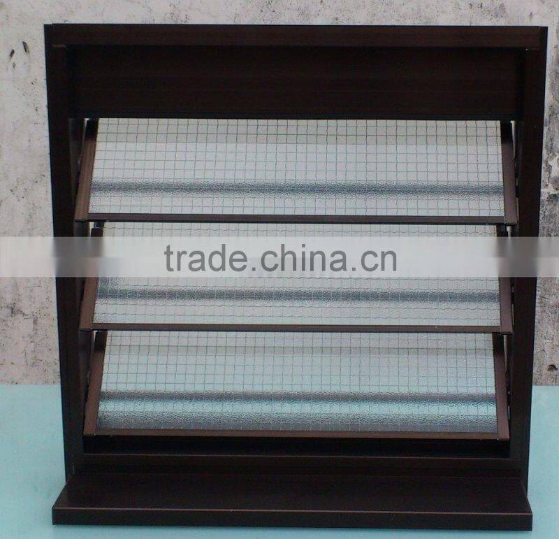 glass louver window, design for singarpore market