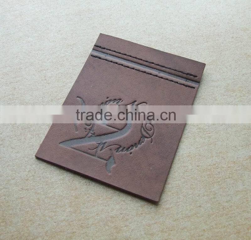 2016 highest quality nice leather patch