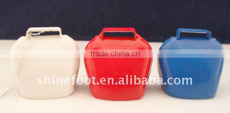 (A157) 2" colorful metal cow bell A9-C01 ,powder coated/painted available