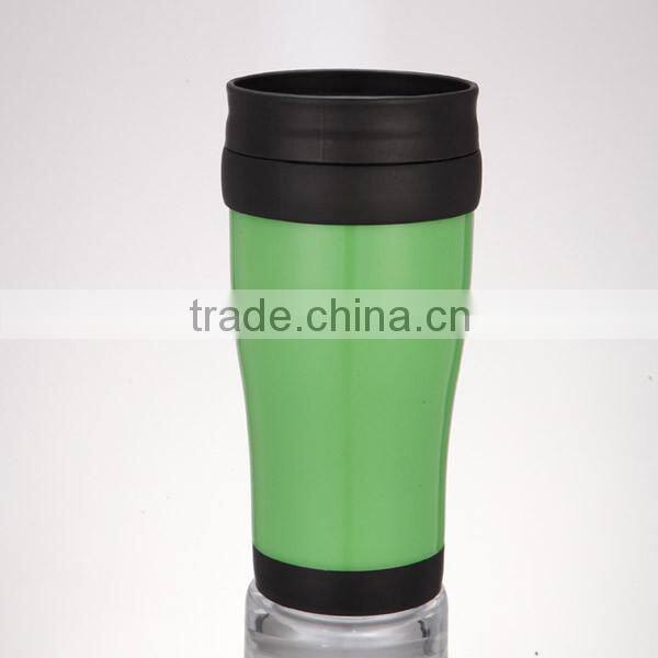 400ml/14oz plastic coffee mug with handle