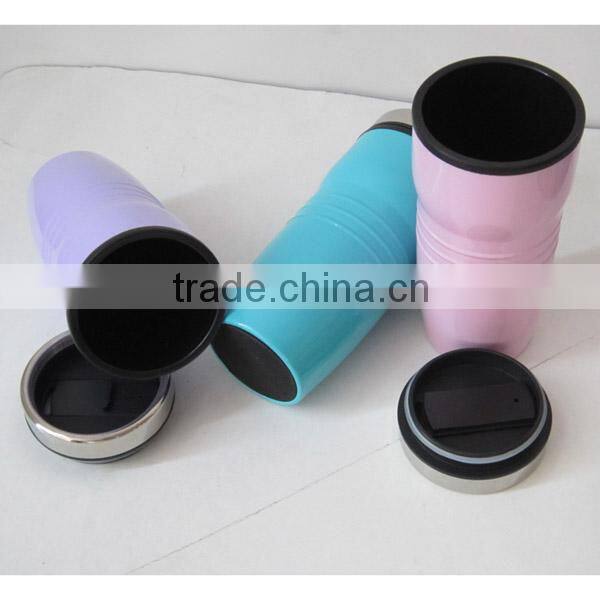 16oz Double wall l travel mug with customized paint coating
