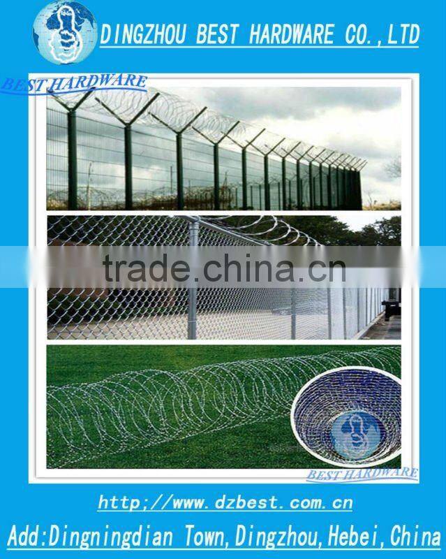 low price galvanized concertina razor barbed wire