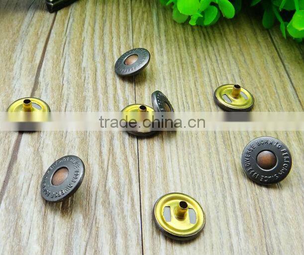 eco-friendly custom metal snap fastener