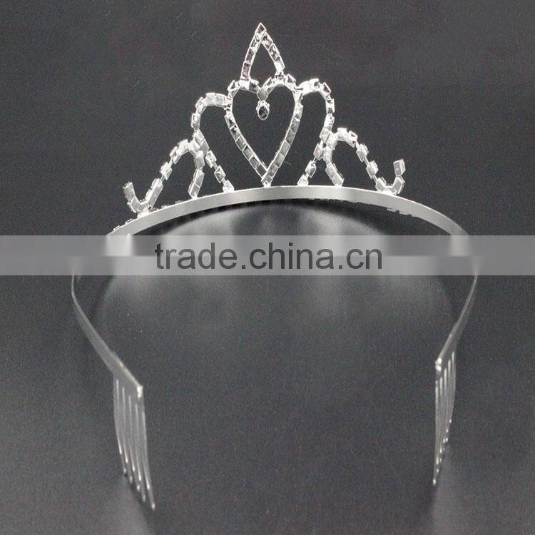 Wholesale small princess crown hairband wedding bridal tiaras and crowns