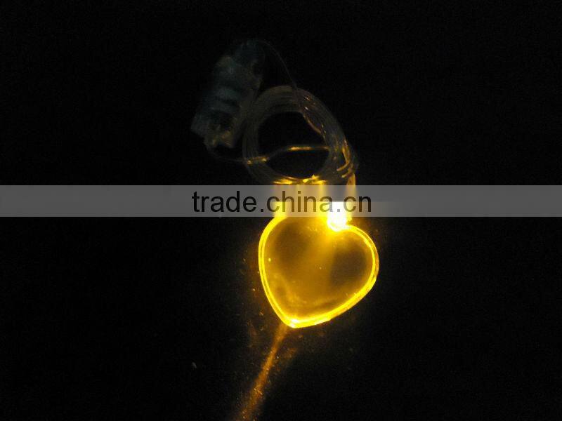 factory selling led necklace,led flashing necklace,light up neckalce