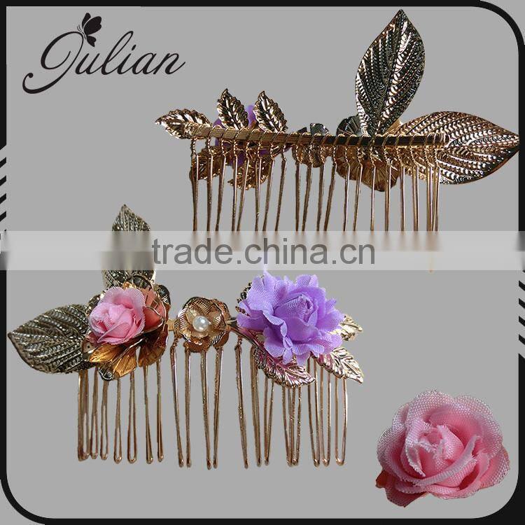 Bidal Hair Comb-Hawaiian Plumeria Flowers Bridal hair accessory Fascinator Headpiece Wedding hair accessory FHCOC2002