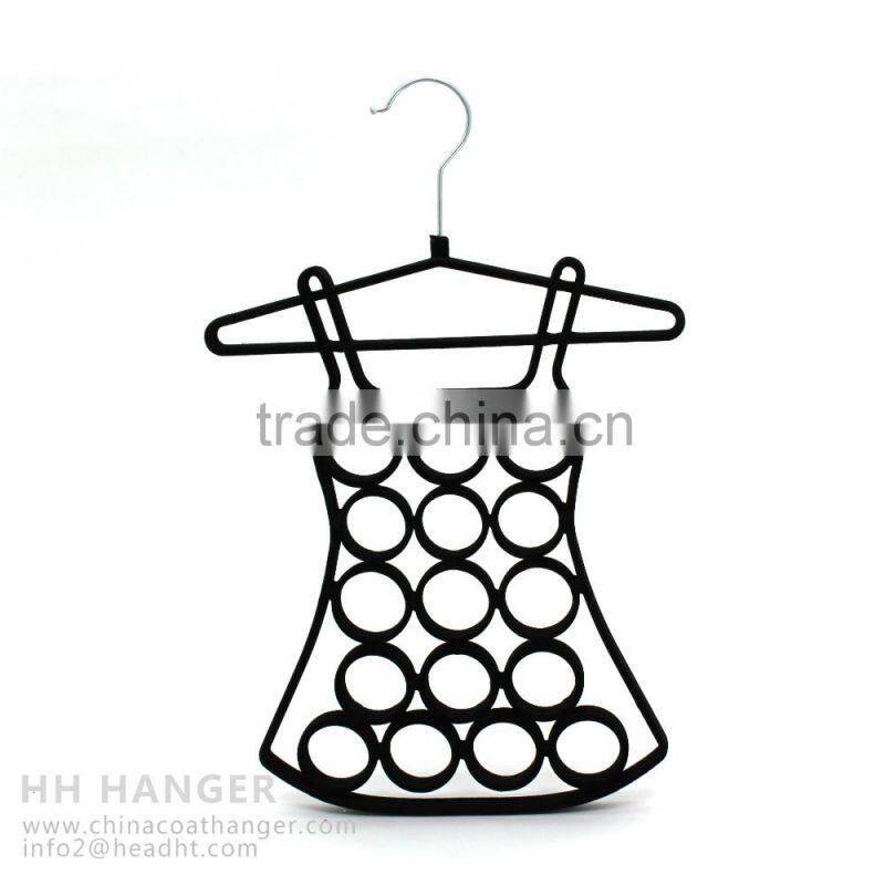 various shape multifunctional velvet tie/belt/scarf/jewelry hanger