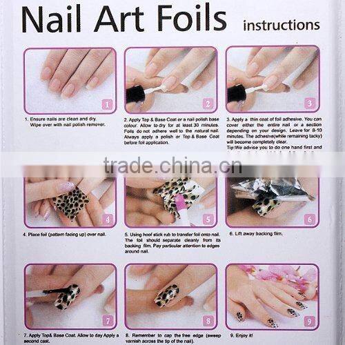 Nail Art transfer Decal Foil Sticker for Nail Art Tips Decoration 120m*4cm