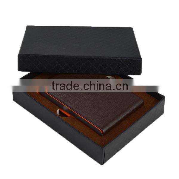 High quality leather name card box,leather card box