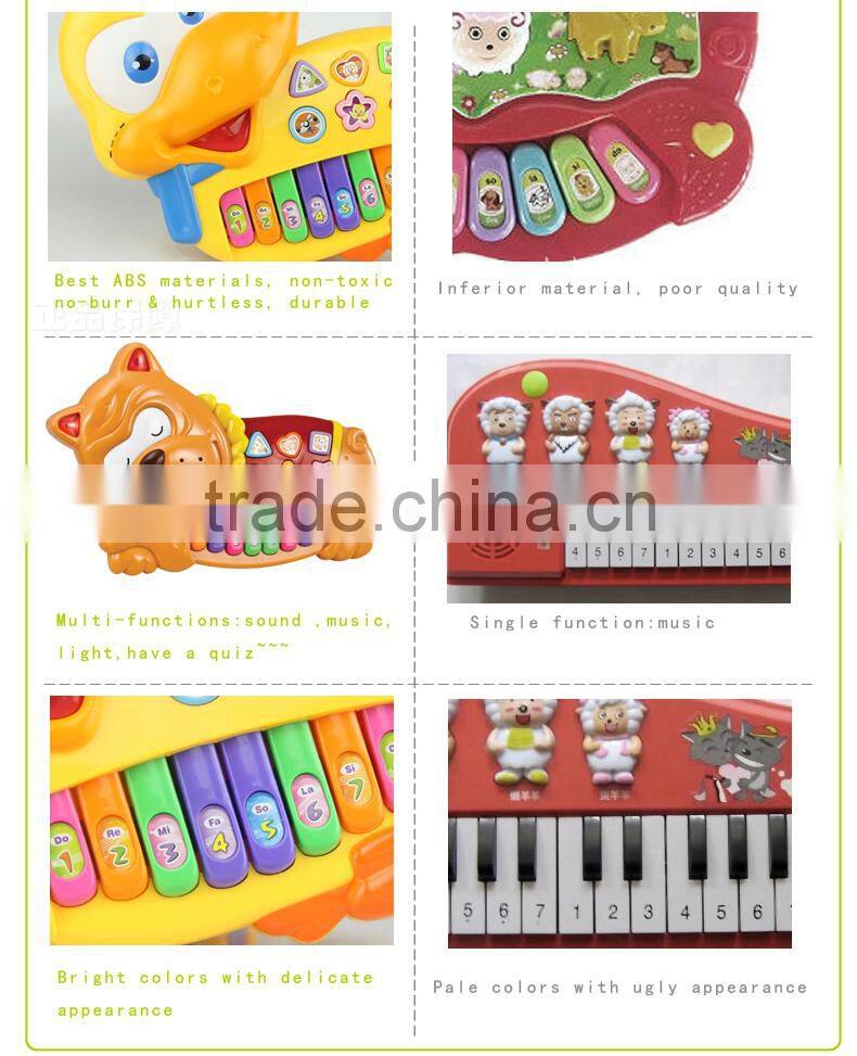Chuangfa toys--Education electric piano toys, cartoon horse piano toys for baby
