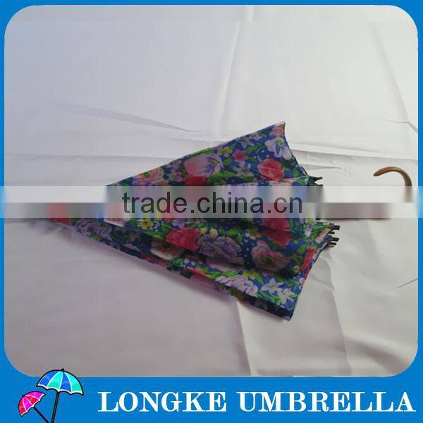 24"double layer 16K folower design women umbrella