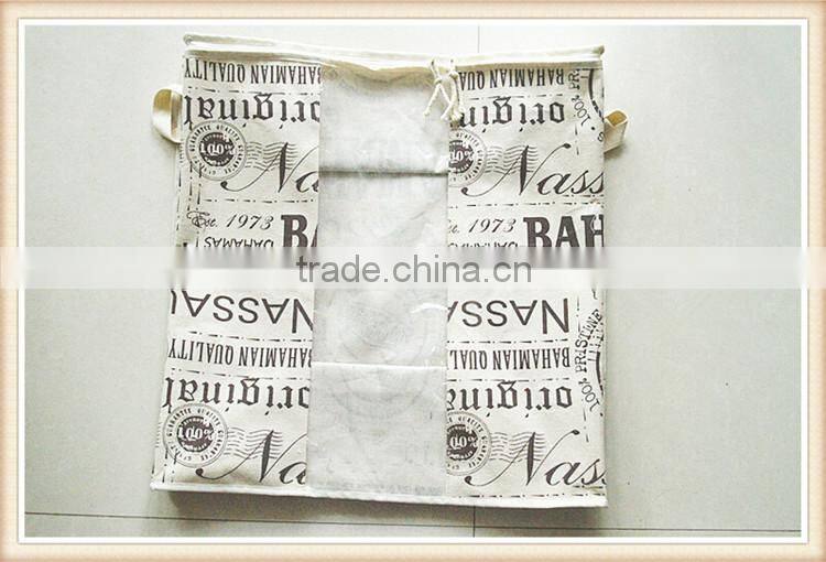 waterproof quilt storage bag with pvc window