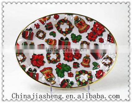 Christmas plastic tray with good quality