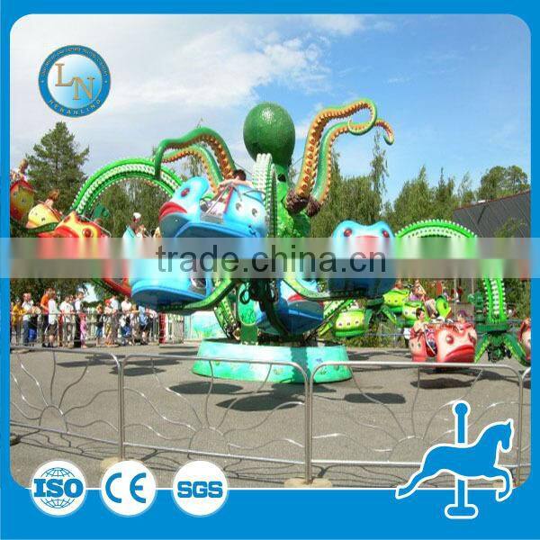 Funfair park indoor playground jumping rides giant octpus