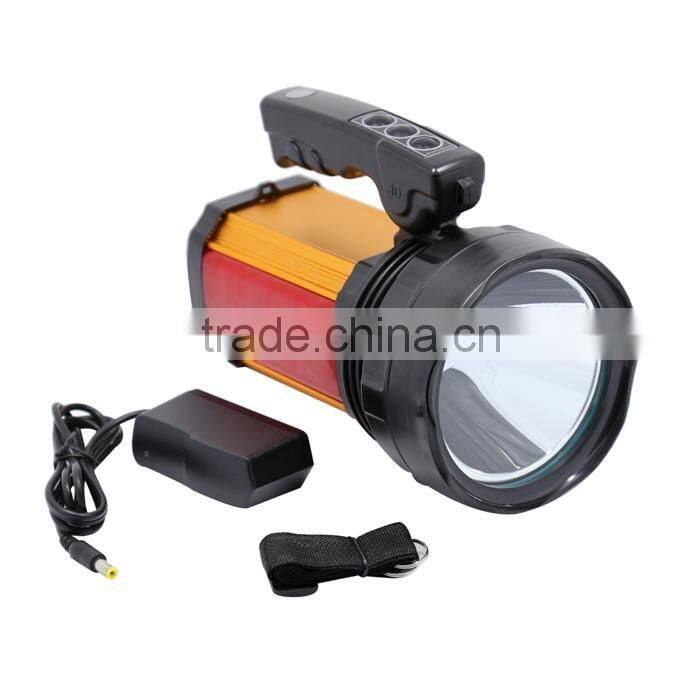 high power T6 led search lights dimable fishing flashlight
