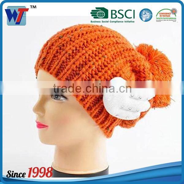Promotional Wholesale Custom Organic Cotton Kids Beanie Hat Baby Knitted Hat