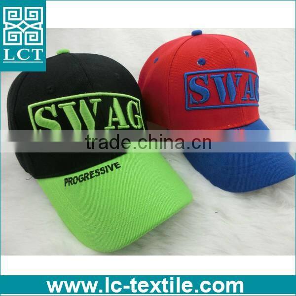 custom promotional gift heavy cotton structed 3D embroidery baseball cap