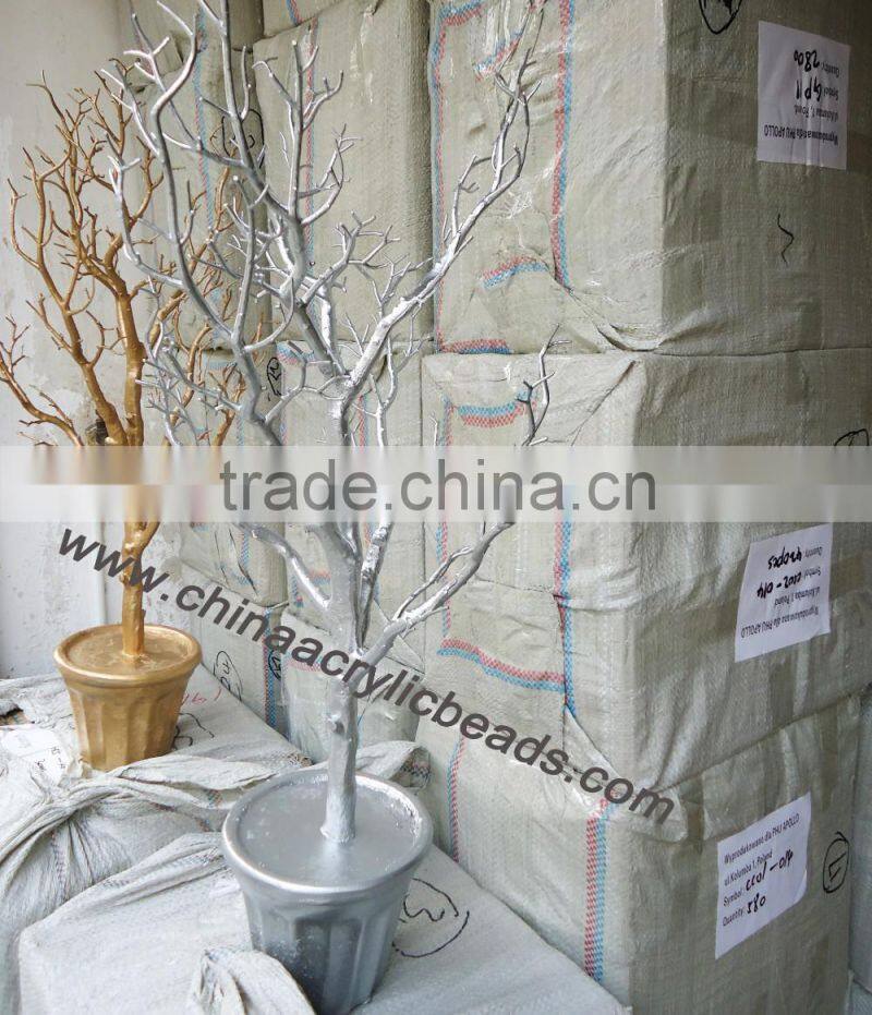 90CM gold Crystal Christmas Garland artificial Tree for wedding centerpiece tree