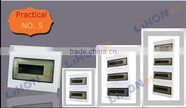 9 way Iron cover ABS lid adjustable din rail more knockholds electric distribution box