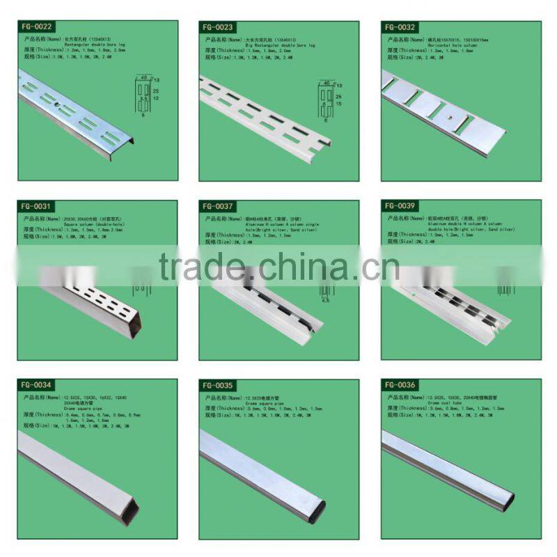 50mm Manufacturer of decorative metal round standard slotted support channel