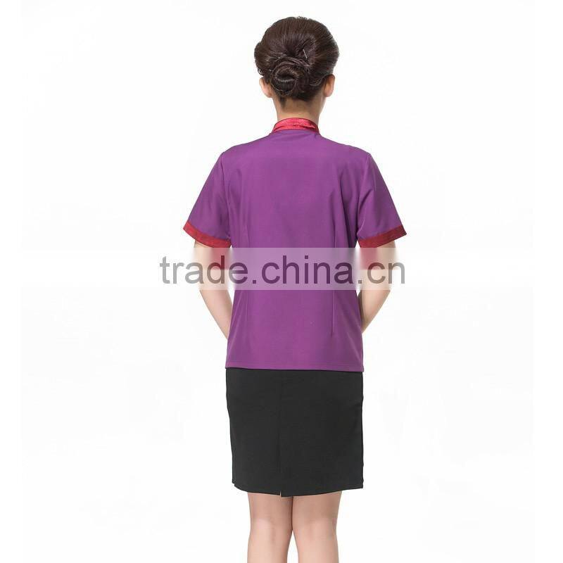 Top Quality hot sell stylish hotel workwear uniforms