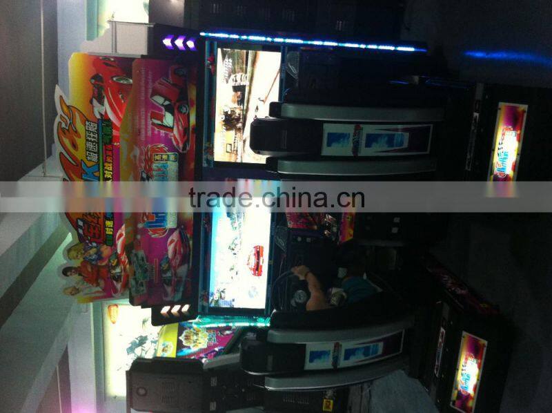 Arcade amusement machine video game console simulator driving car racing game machine