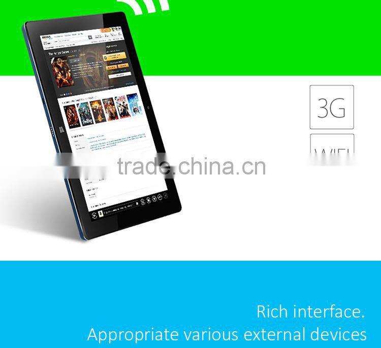 10.1 inch intel CPU windows 8 OS tablet PC with 2G RAM