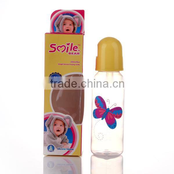 Big Volume Baby PP Bottle with Soft Nipple New Born Baby Milk Bottle