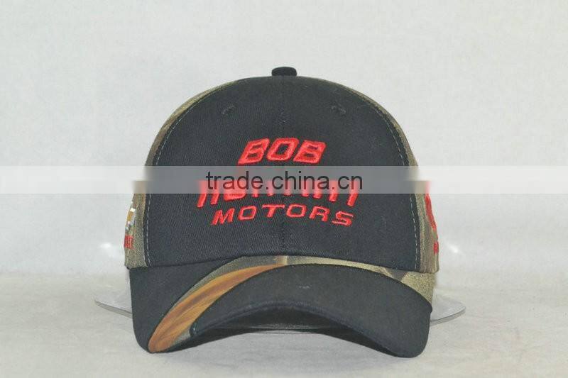 Professional custom black stitching material is 100% cotton,front logo3D embroidery, 58 cm size