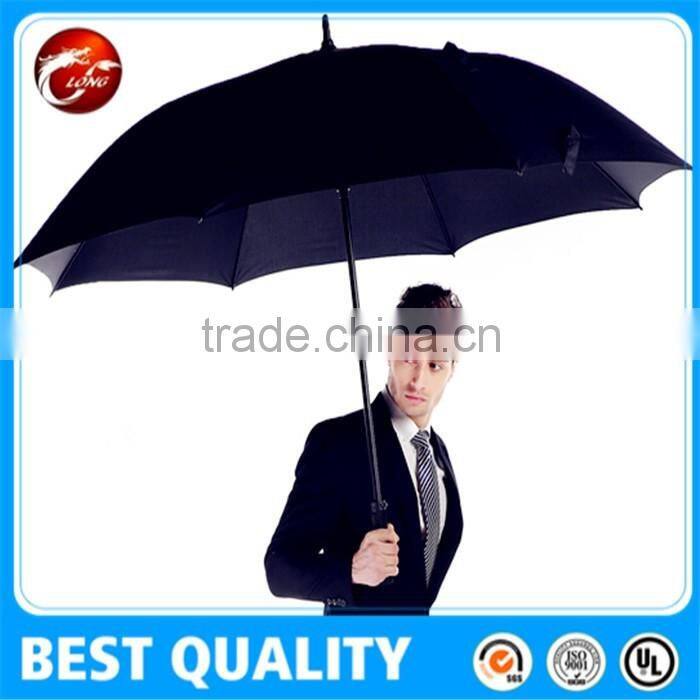 Full fiberglass canopy 60" auto open golf umbrella with EVA handle